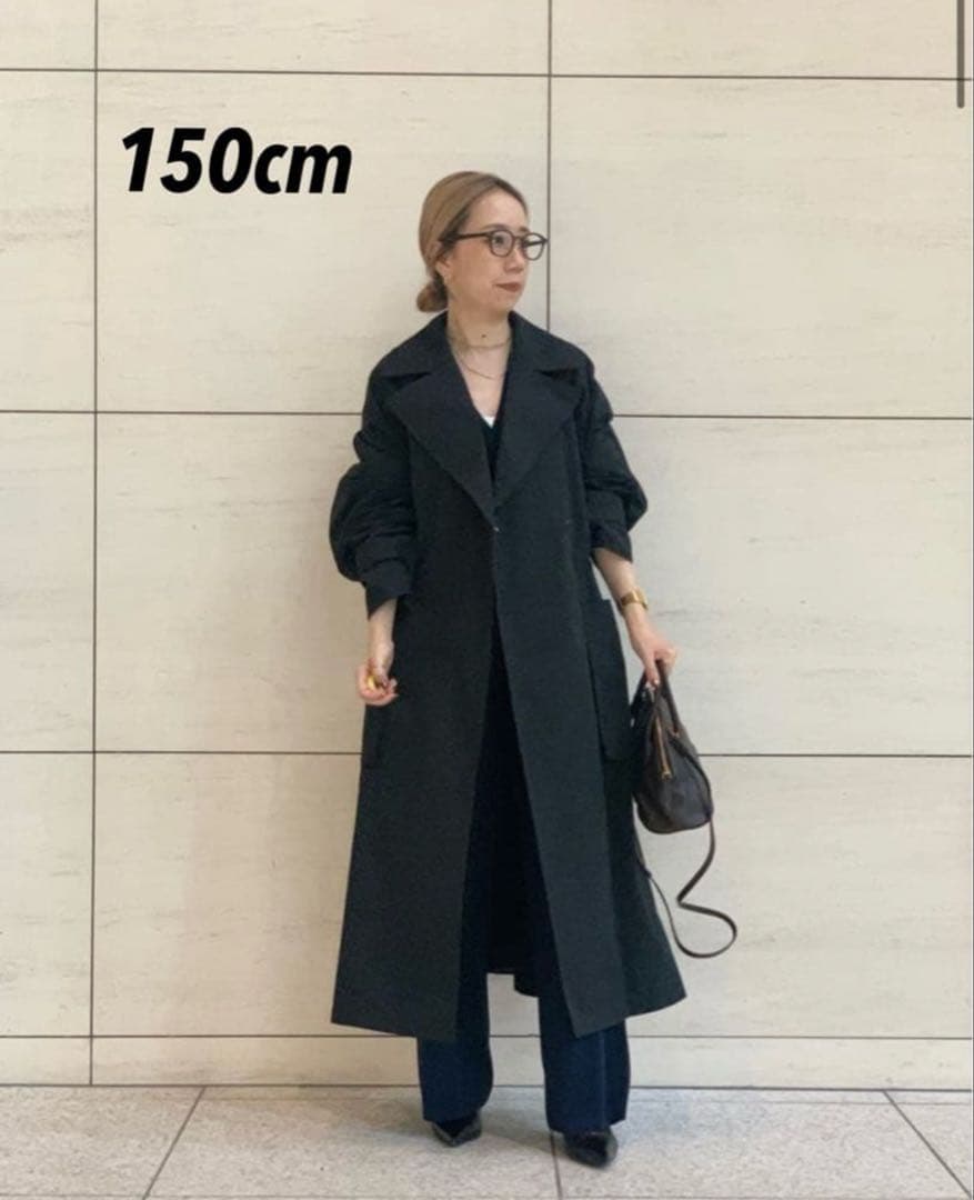 ＜conte＞ミリタリー トレンチコート　黒