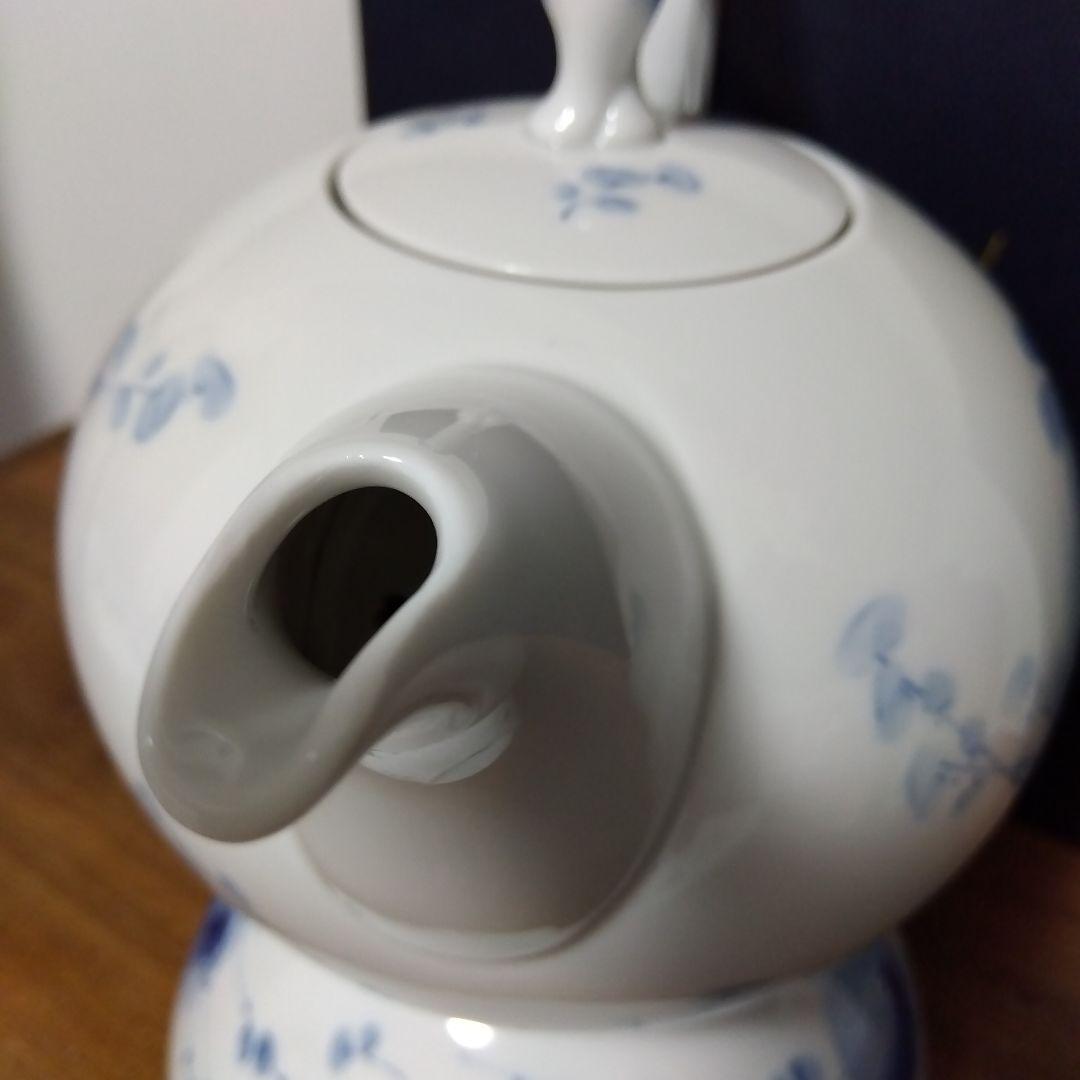 超美品 Meissen マイセン 青い花 ウォーマー＆キャンドルホルダー