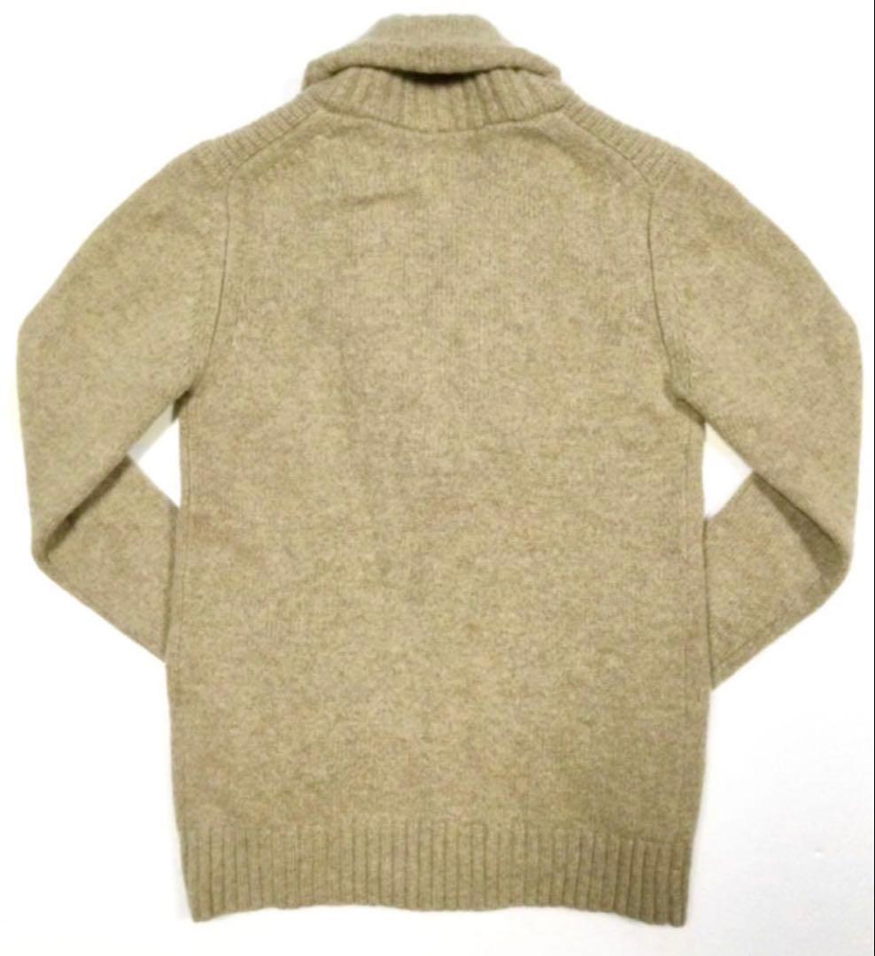 【THREE DOTS】ショールカラー カシミアブレンド ニットジャケット S