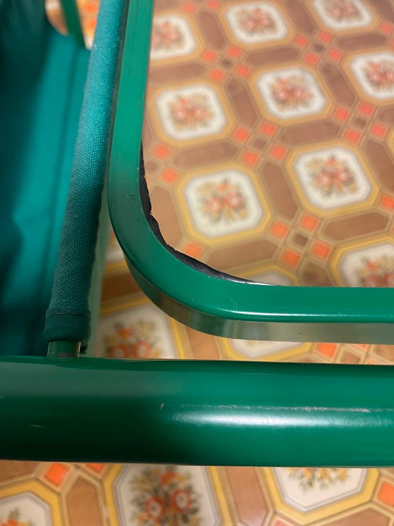 昭和レトロ レトロポップ　ローテーブル 当時物 インテリア　パイプガラステーブル