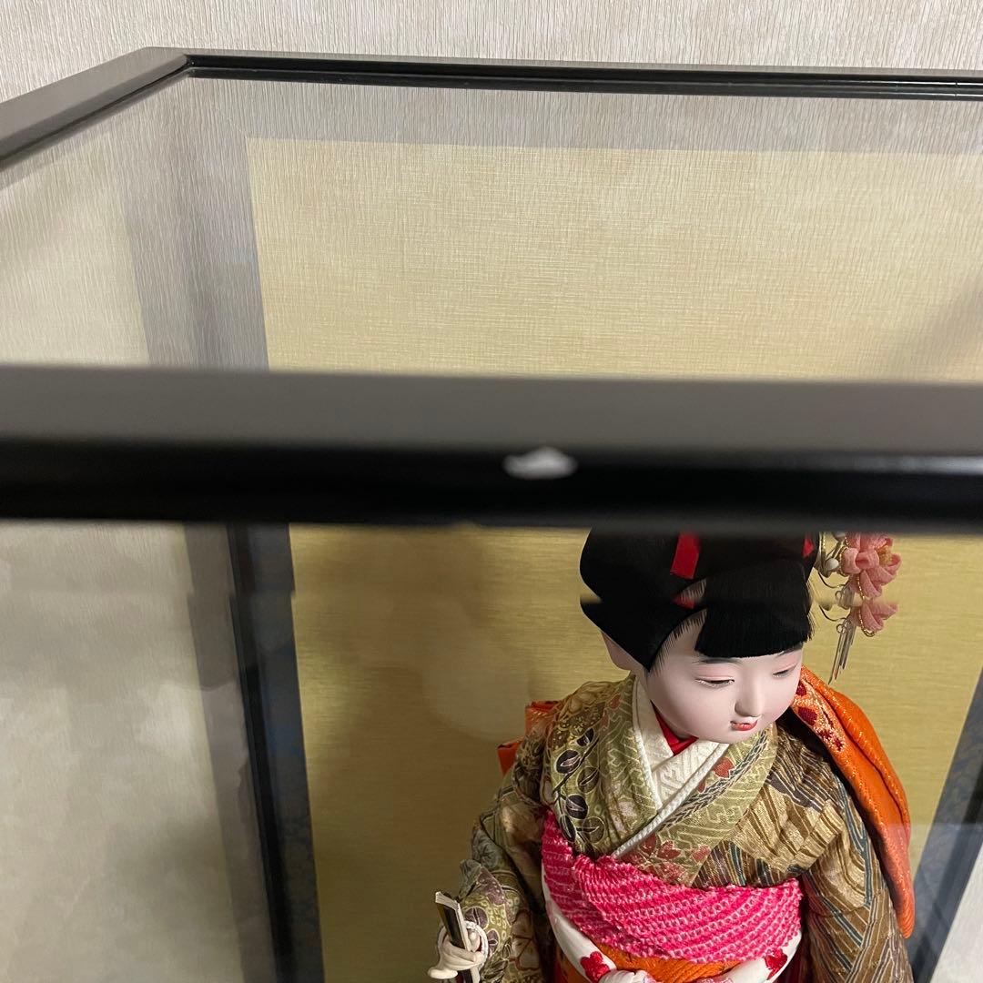 日本人形　吉徳大光　華姿　本絹京友禅