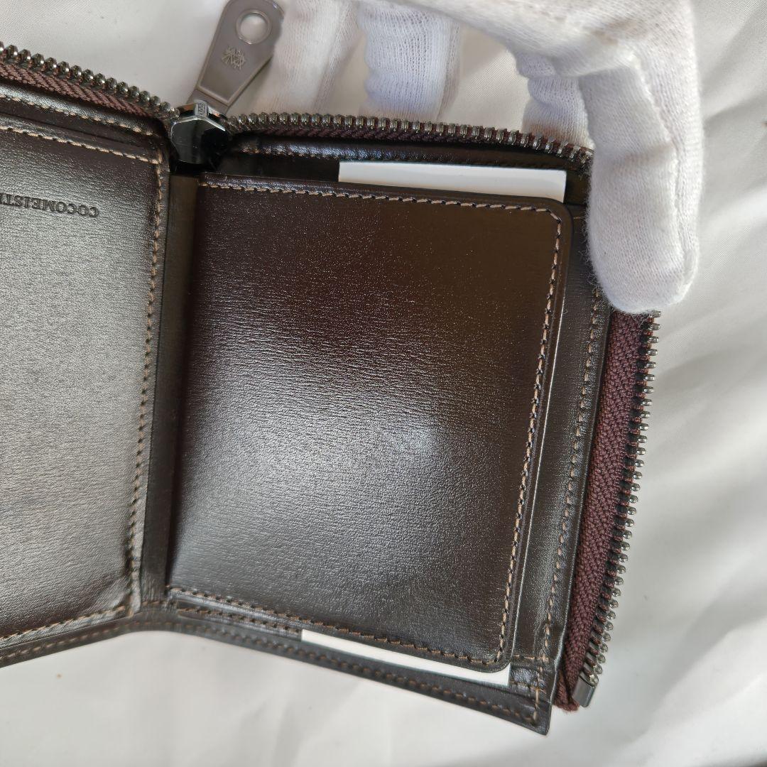 未使用品 ココマイスター　クリスペルカーフ・コンパクトウ ォレット