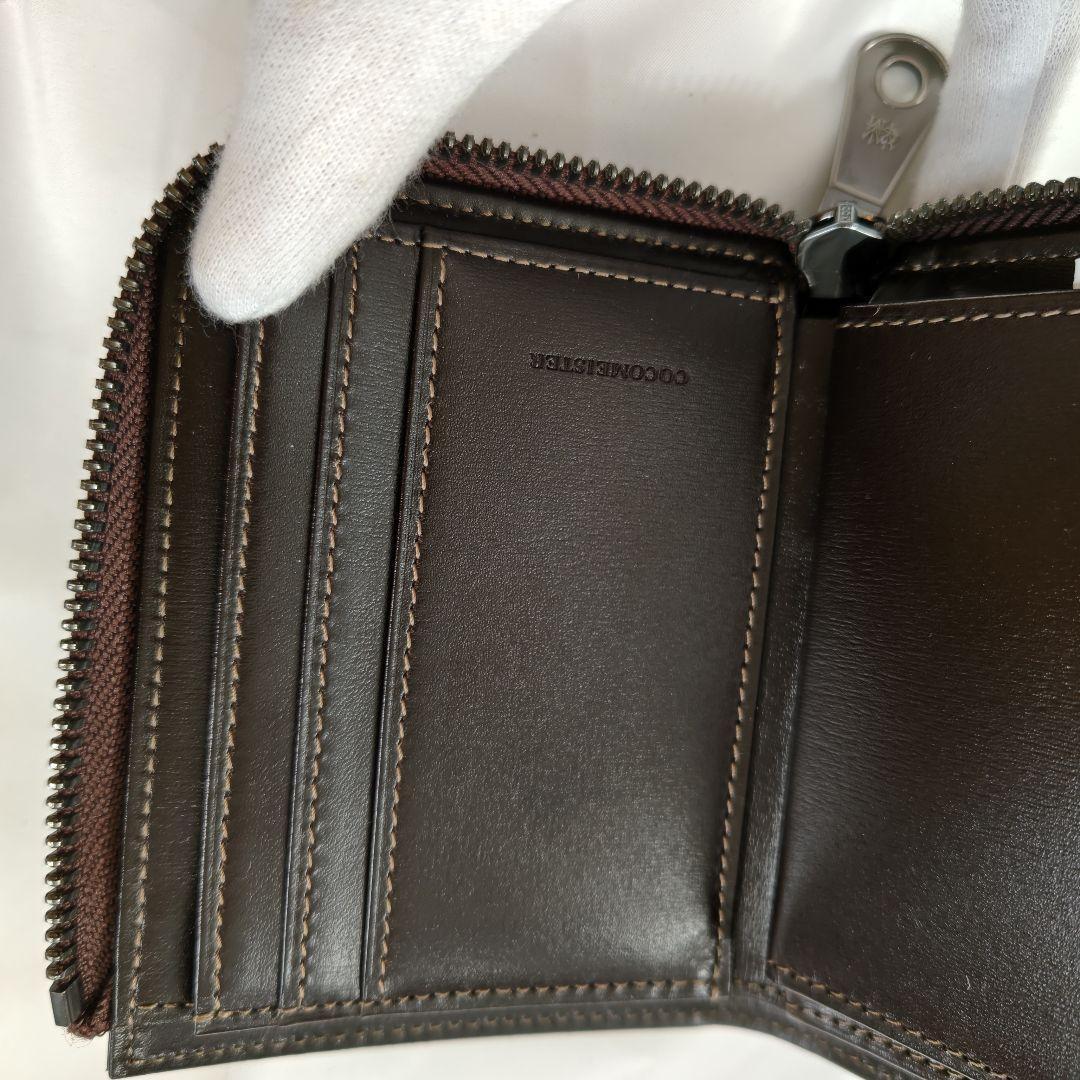 未使用品 ココマイスター　クリスペルカーフ・コンパクトウ ォレット