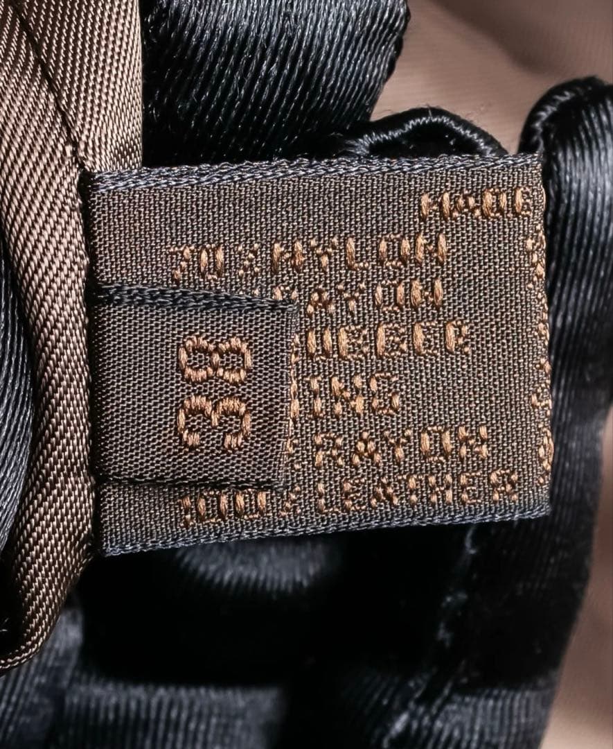 PRADA 1996 コート ミドル丈 幾何学 レザートリムデザイン プラダ