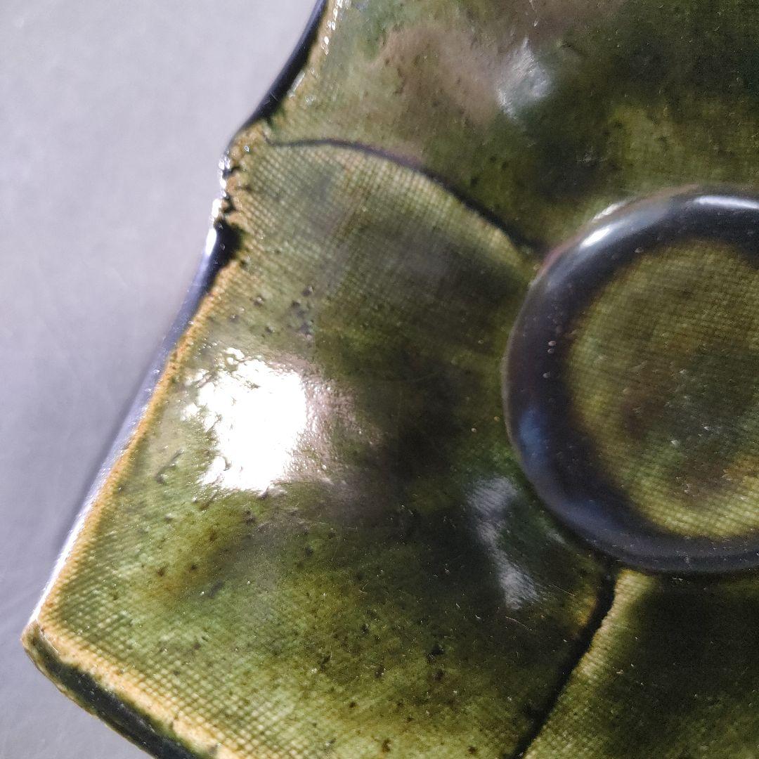 A1278-1/織部焼/今野登志夫 作/織部組鉢5客/小鉢/向付/飾鉢/懐石道具