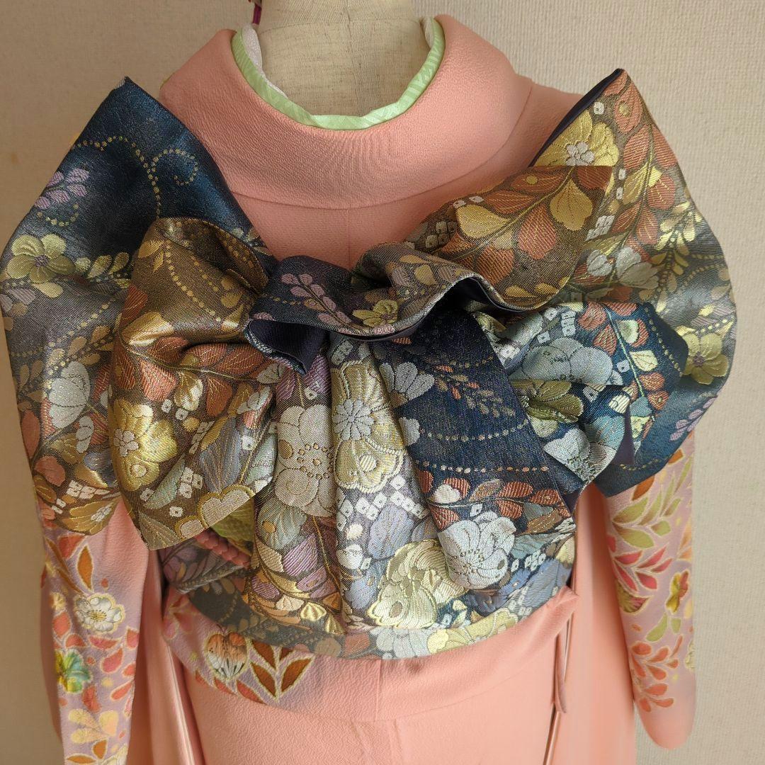 翠山工房 落款 振袖フルセット ９種セット正絹 辻が花 成人式 花絞り 裄丈69