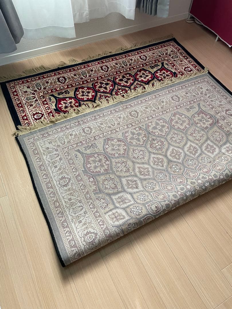 ペルシャ風オリエンタルデザインラグ カーペット220×150cm