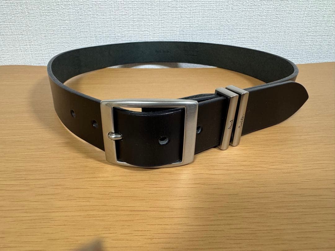 ポールスミス　本革ベルト　メンズ　日本製　美品