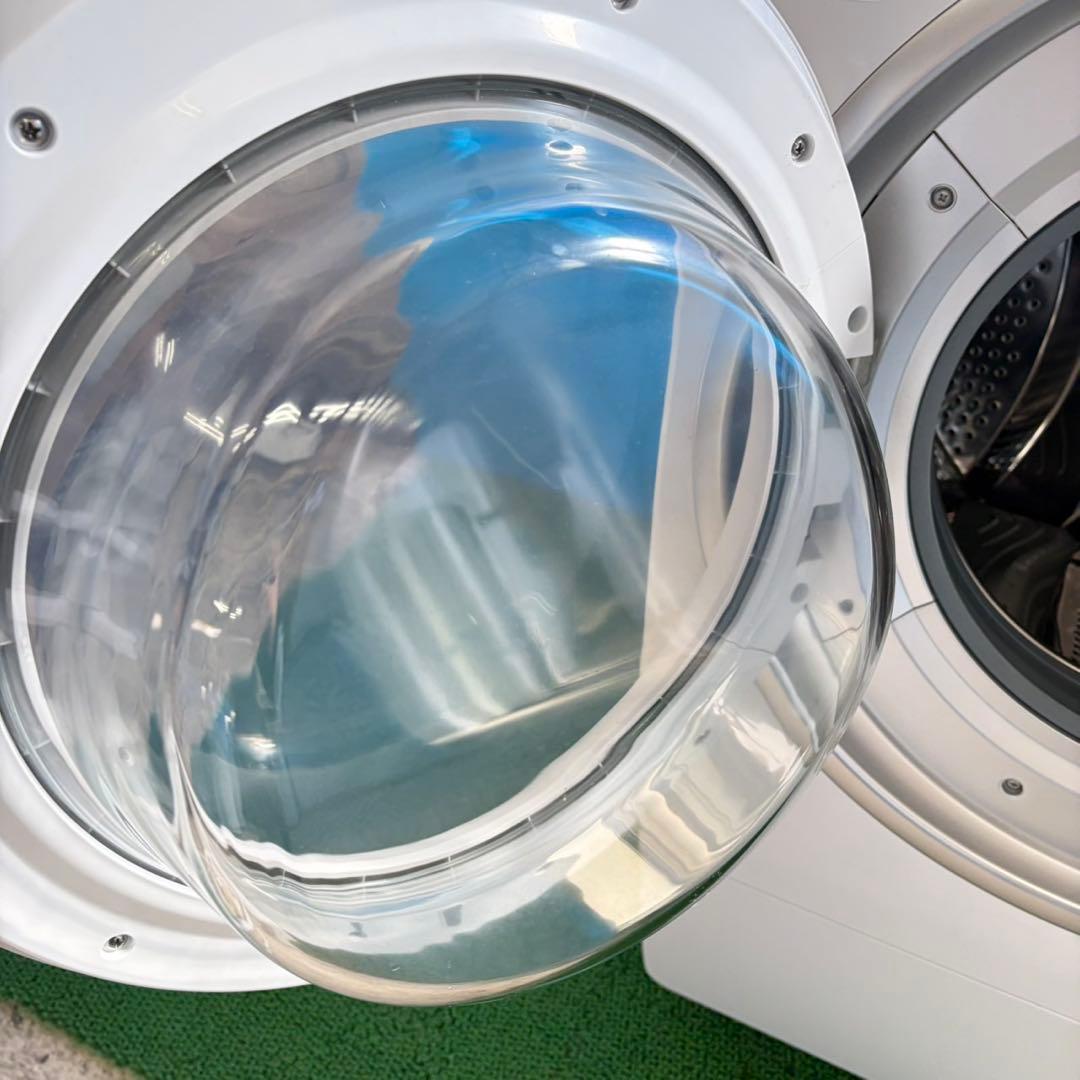 758 展示品　極美品　左開き　ドラム式洗濯機　容量9kg 乾燥4.5kg