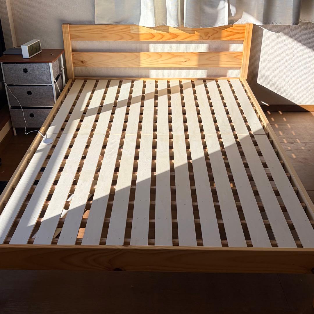 無印良品 木製ベッドフレーム ダブル