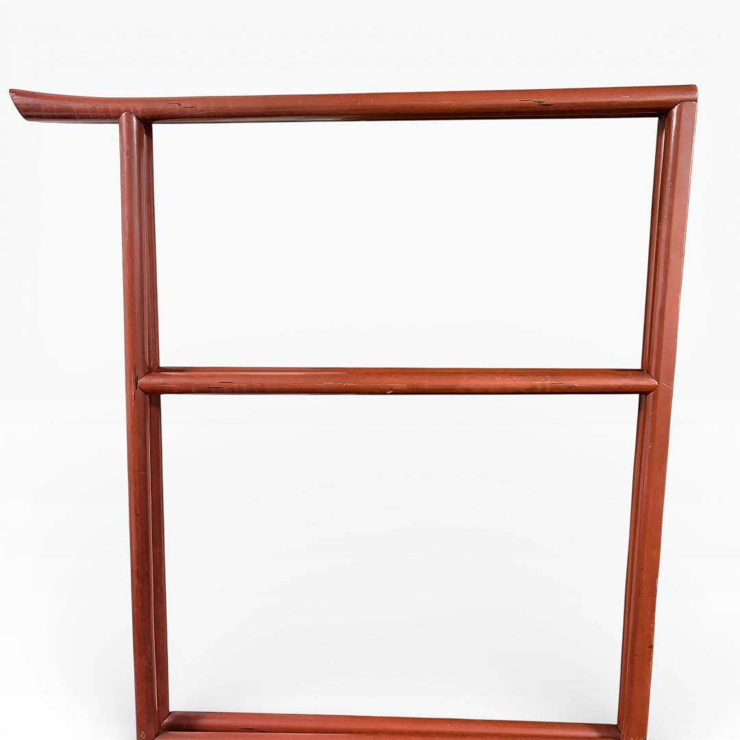 衣桁 着物掛け 衣紋掛け 折り畳み インテリア 昭和レトロ　アンティーク 木製