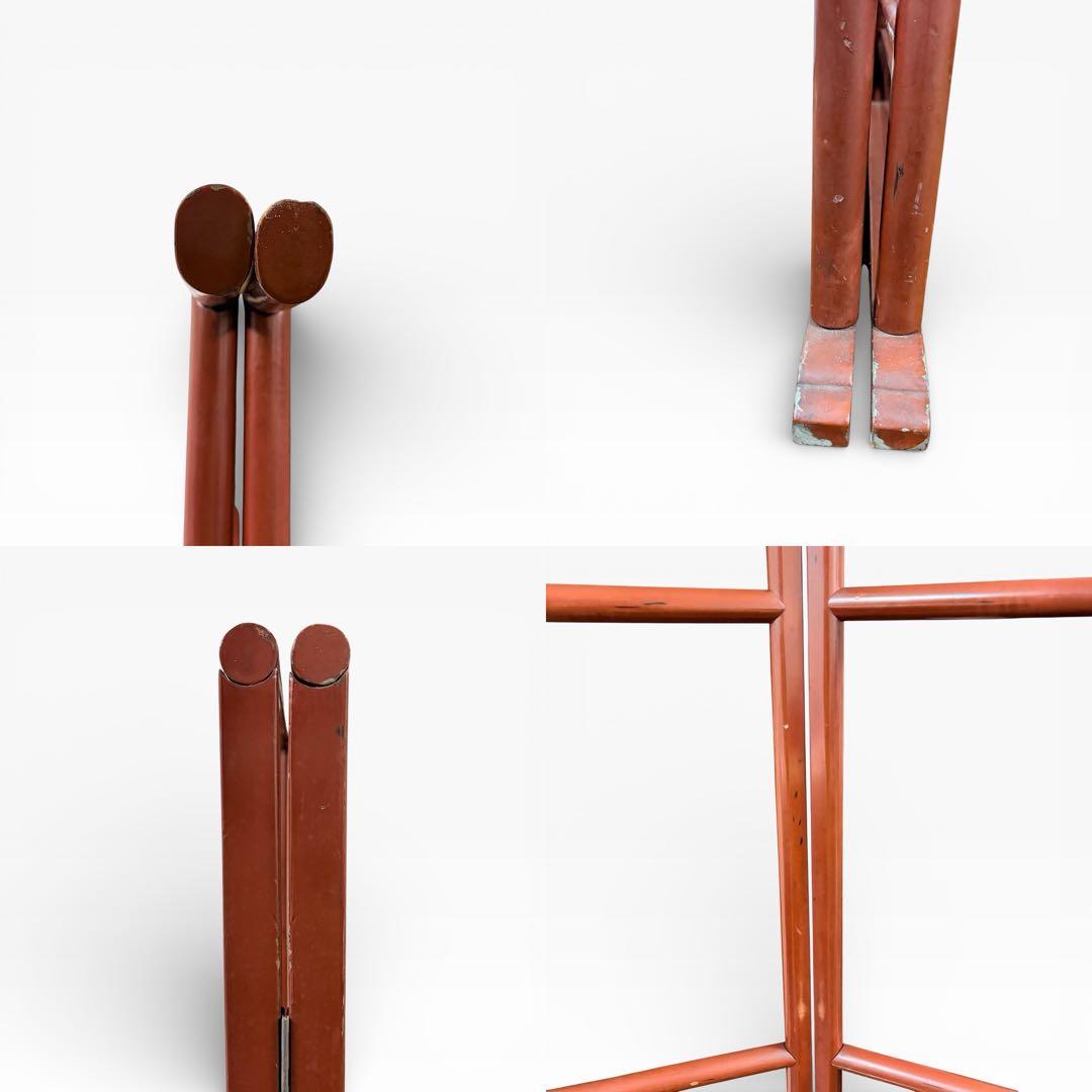 衣桁 着物掛け 衣紋掛け 折り畳み インテリア 昭和レトロ　アンティーク 木製