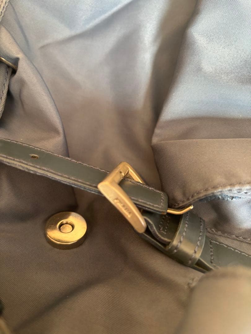 PRADA VELA ナイロンリュック デニム系｜定番人気・男女兼用