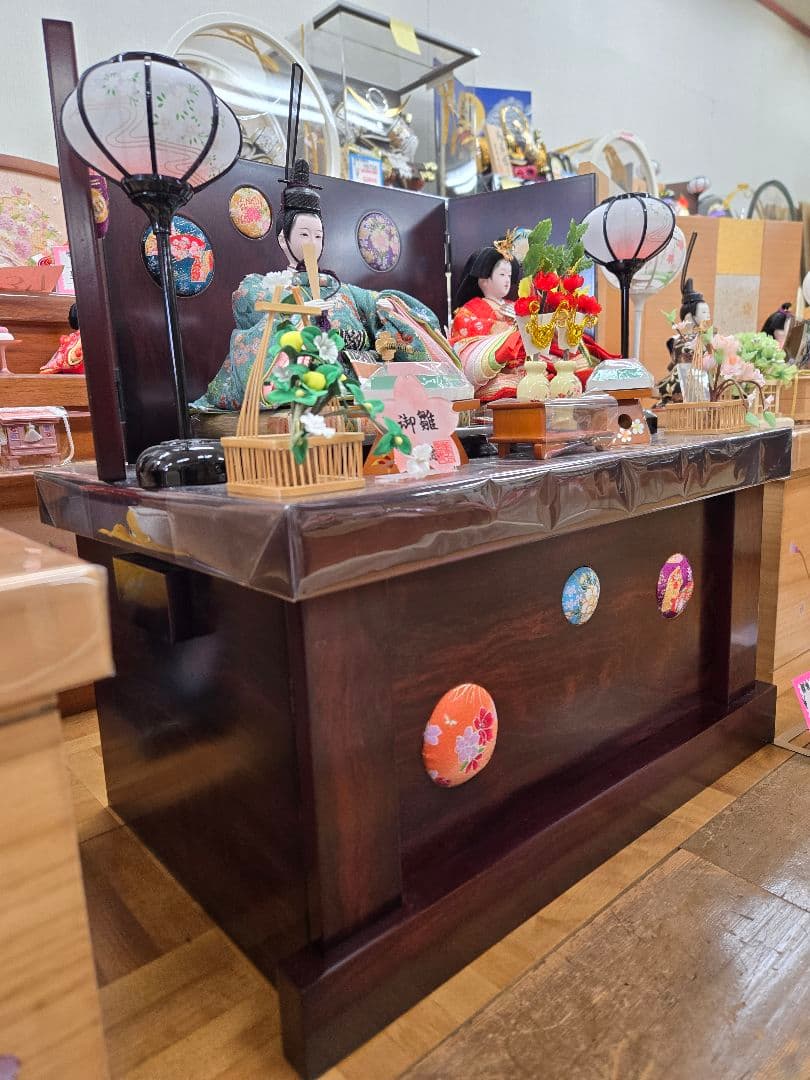 【展示品限り】雛人形 収納飾り　※閉店セール　10