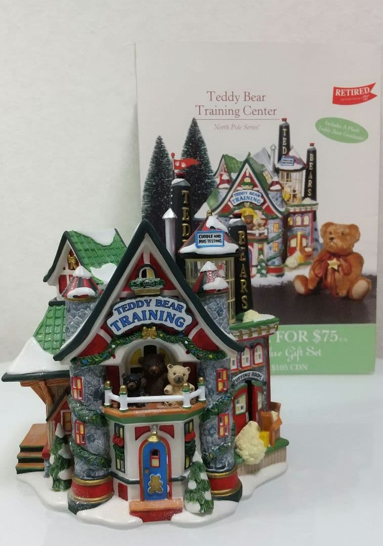 DEPARTMENT 56 クリスマス ハウスライト 置物 テディベア くま