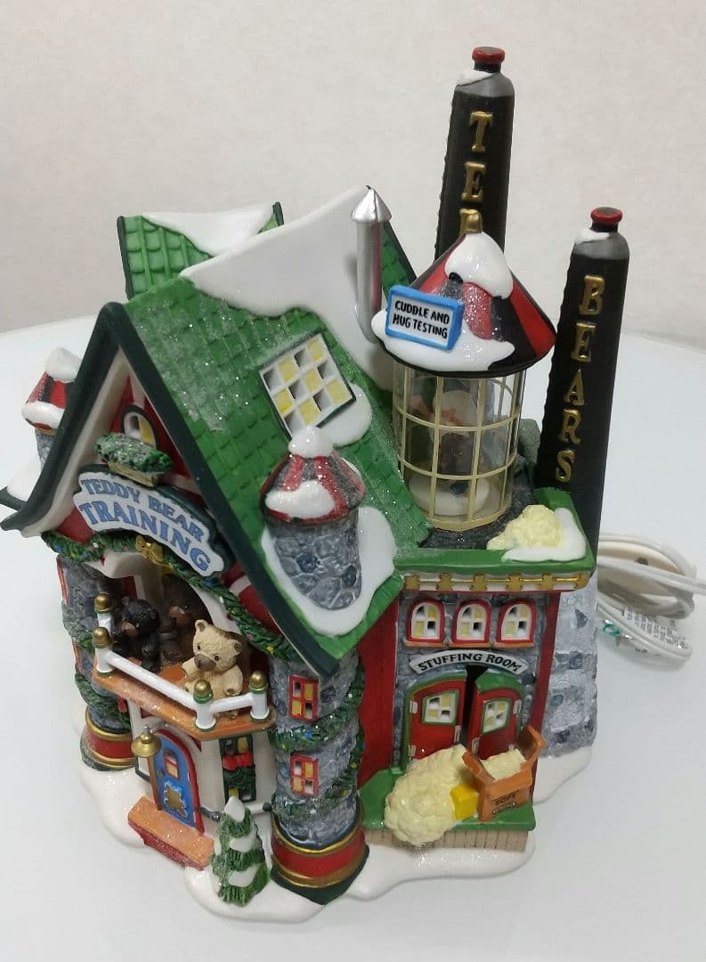 DEPARTMENT 56 クリスマス ハウスライト 置物 テディベア くま