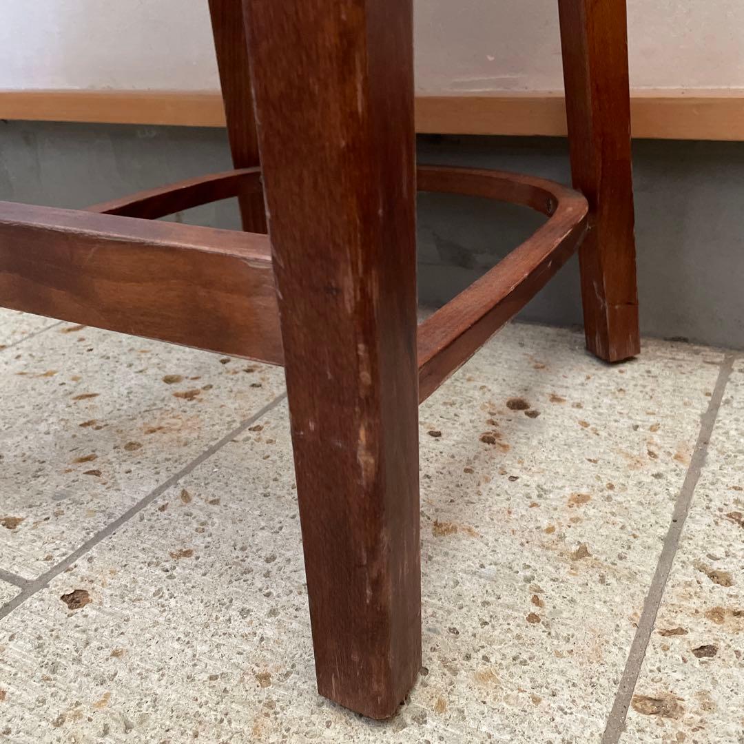 カウンターチェア　木製ハイチェア　1脚②