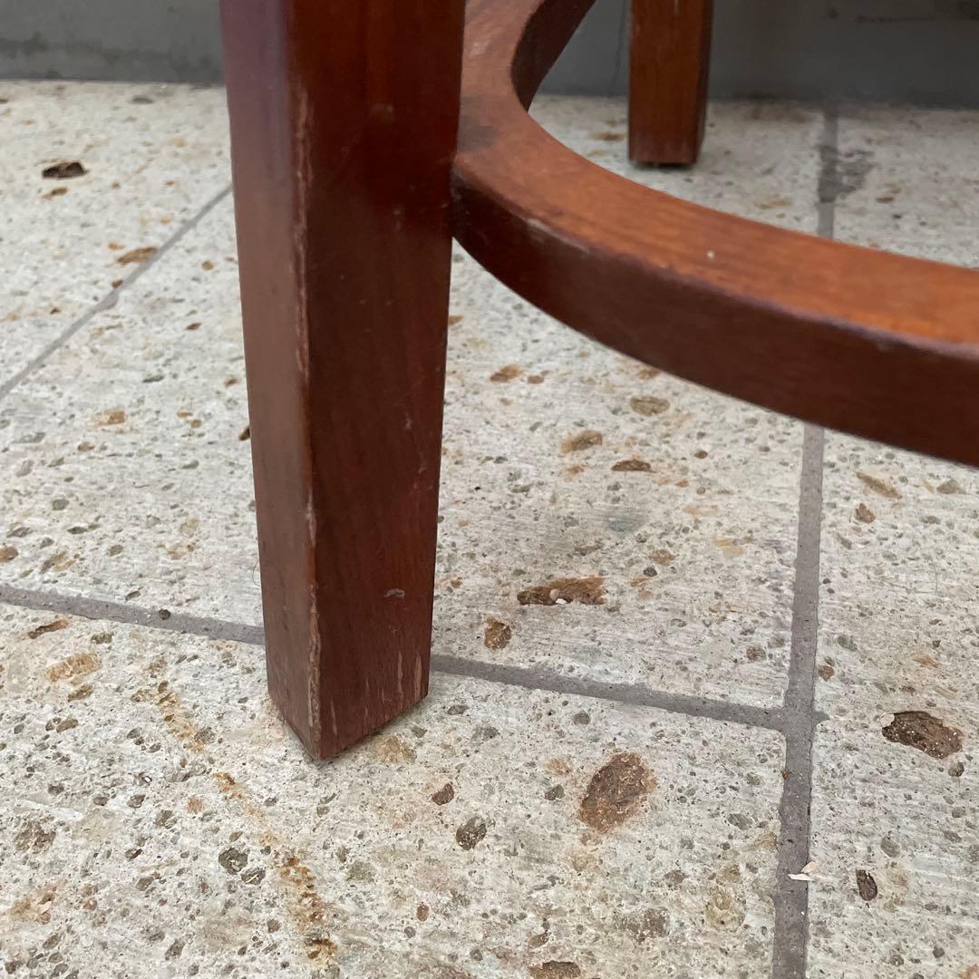 カウンターチェア　木製ハイチェア　1脚②