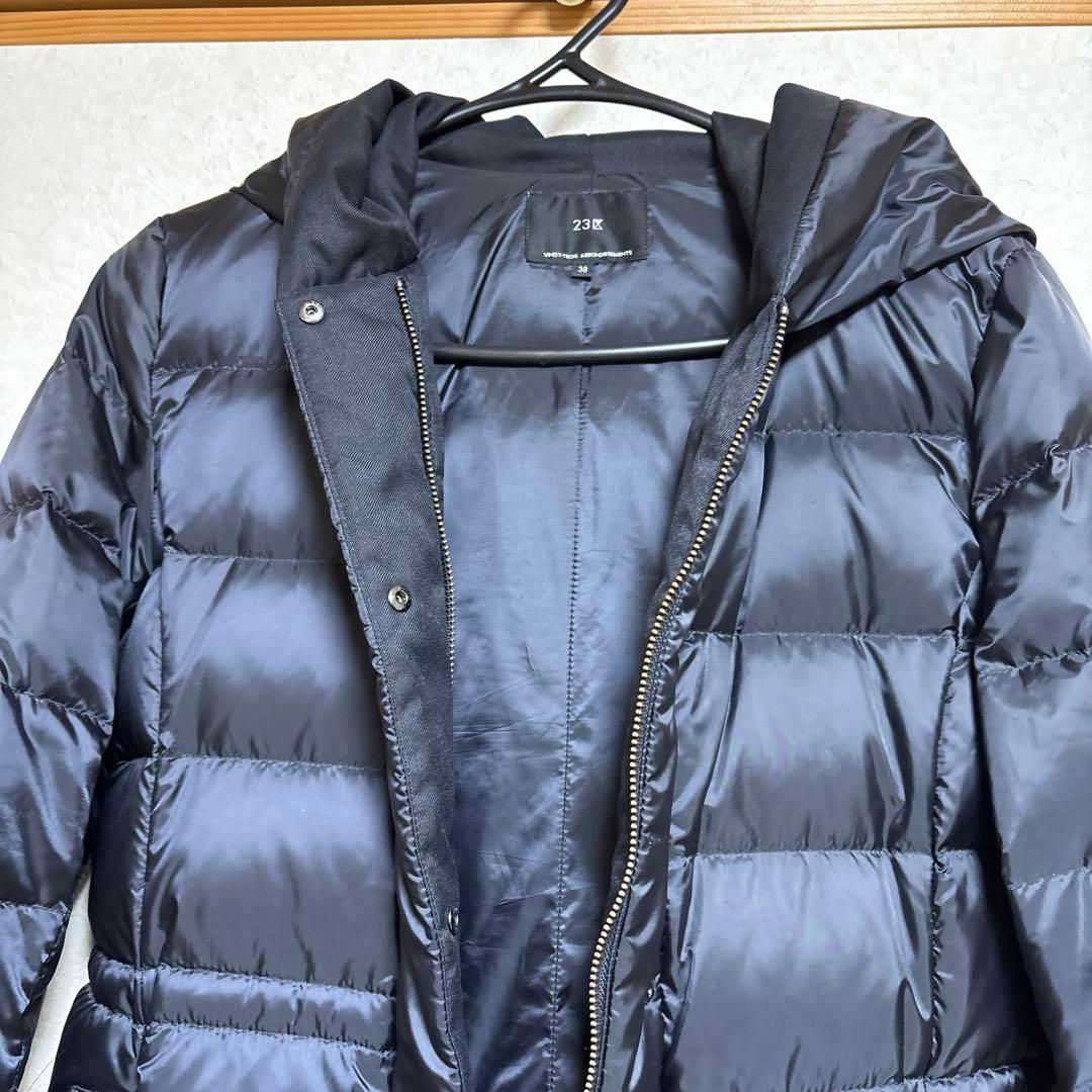 23区 ブラック　黒　 ダウンジャケット　新品同様！