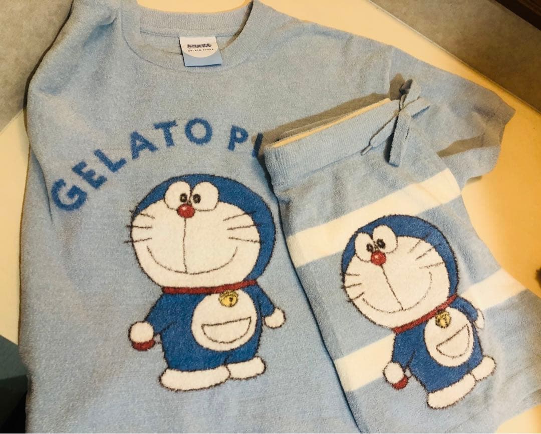 GELATO PIQUE ドラえもん ルームウェアセット　ジェラートピケ