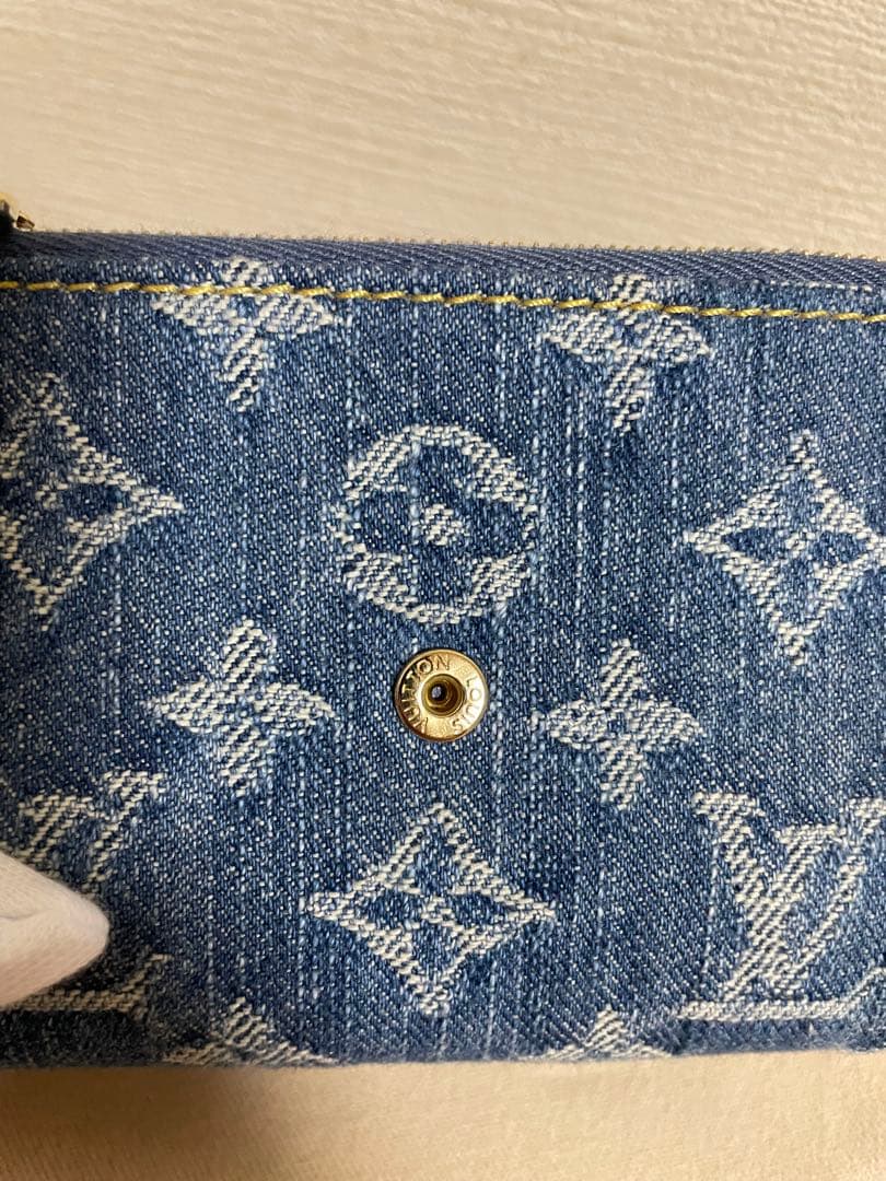 ルイヴィトン ポルトフォイユ ヴィクトリーヌ M13212 デニム 財布