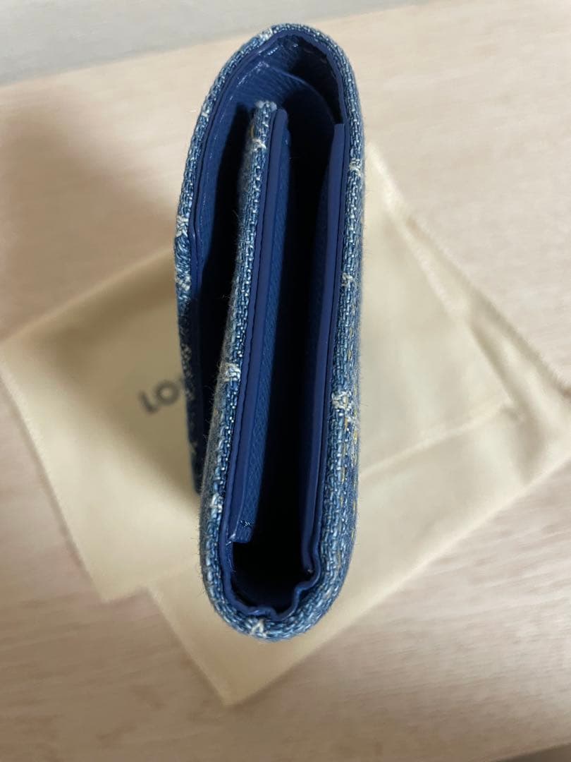 ルイヴィトン ポルトフォイユ ヴィクトリーヌ M13212 デニム 財布