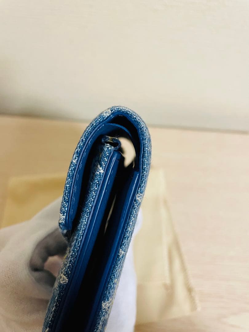 ルイヴィトン ポルトフォイユ ヴィクトリーヌ M13212 デニム 財布