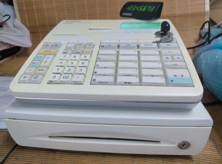 カシオレジスター　TE-2300　フル設定無料　コンパクト　111540