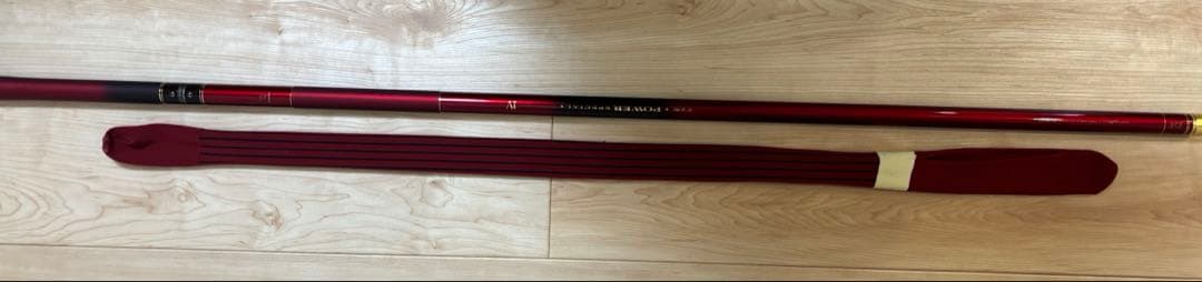 がまかつ、がま鮎POWER SPECIAL IV 95鮎竿 レッド