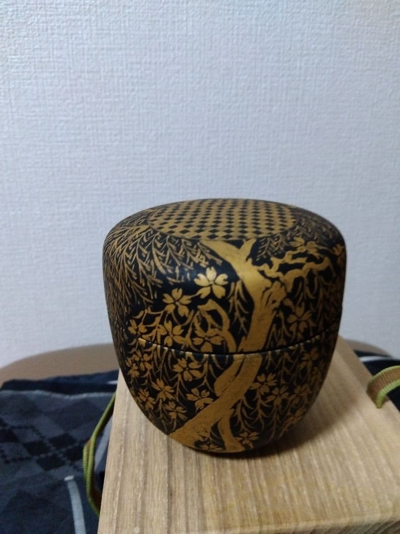 茶道具 嵯峨棗 うつし 日吉窯 加藤丈佳