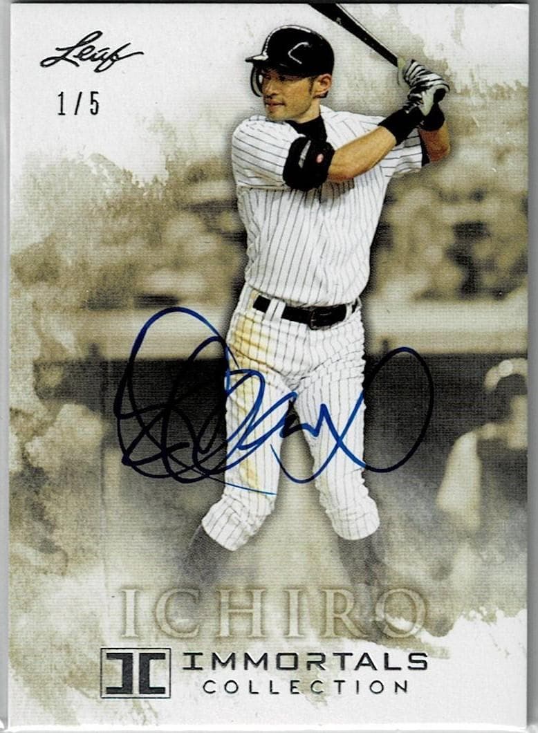 イチロー 13 LEAF IMMORTALS 5枚限定直筆サインカード