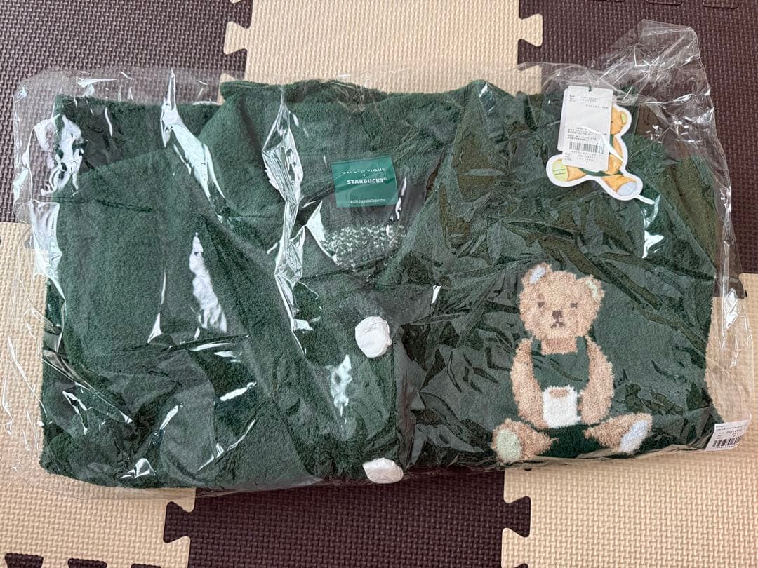 gelatopique カーディガン グリーン パウダースタージャガード