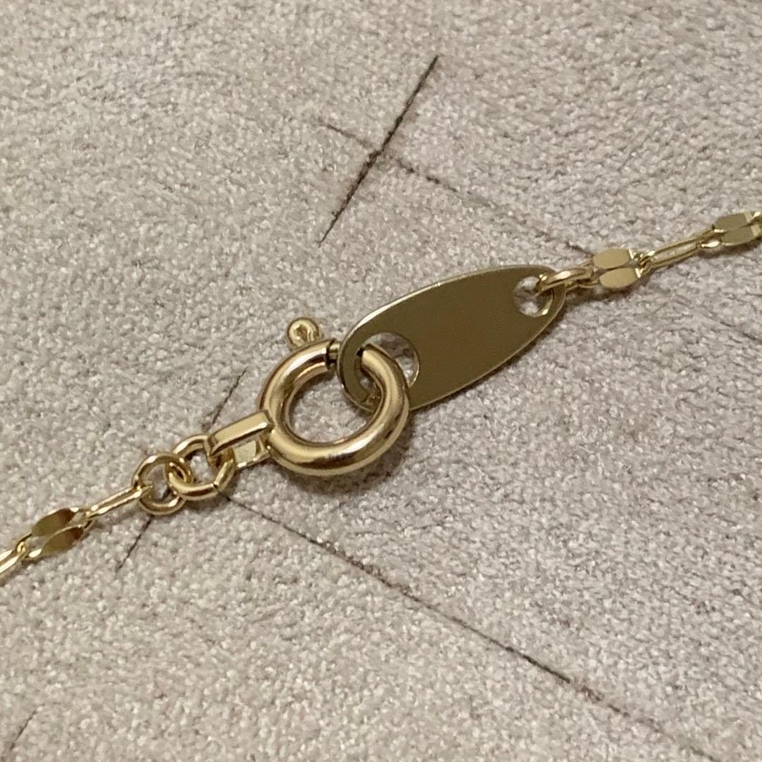 ete K10イエローゴールド チェーンブレスレット ペタル エテ K10YG