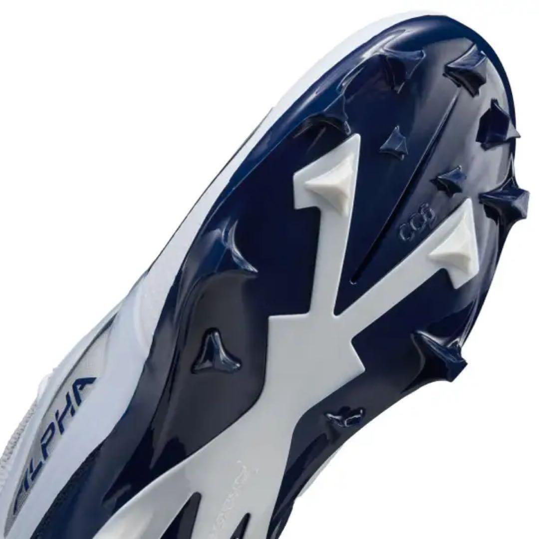 ナイキ 30 アルファメナス プロ アメフト スパイク シューズ 靴 白 紺