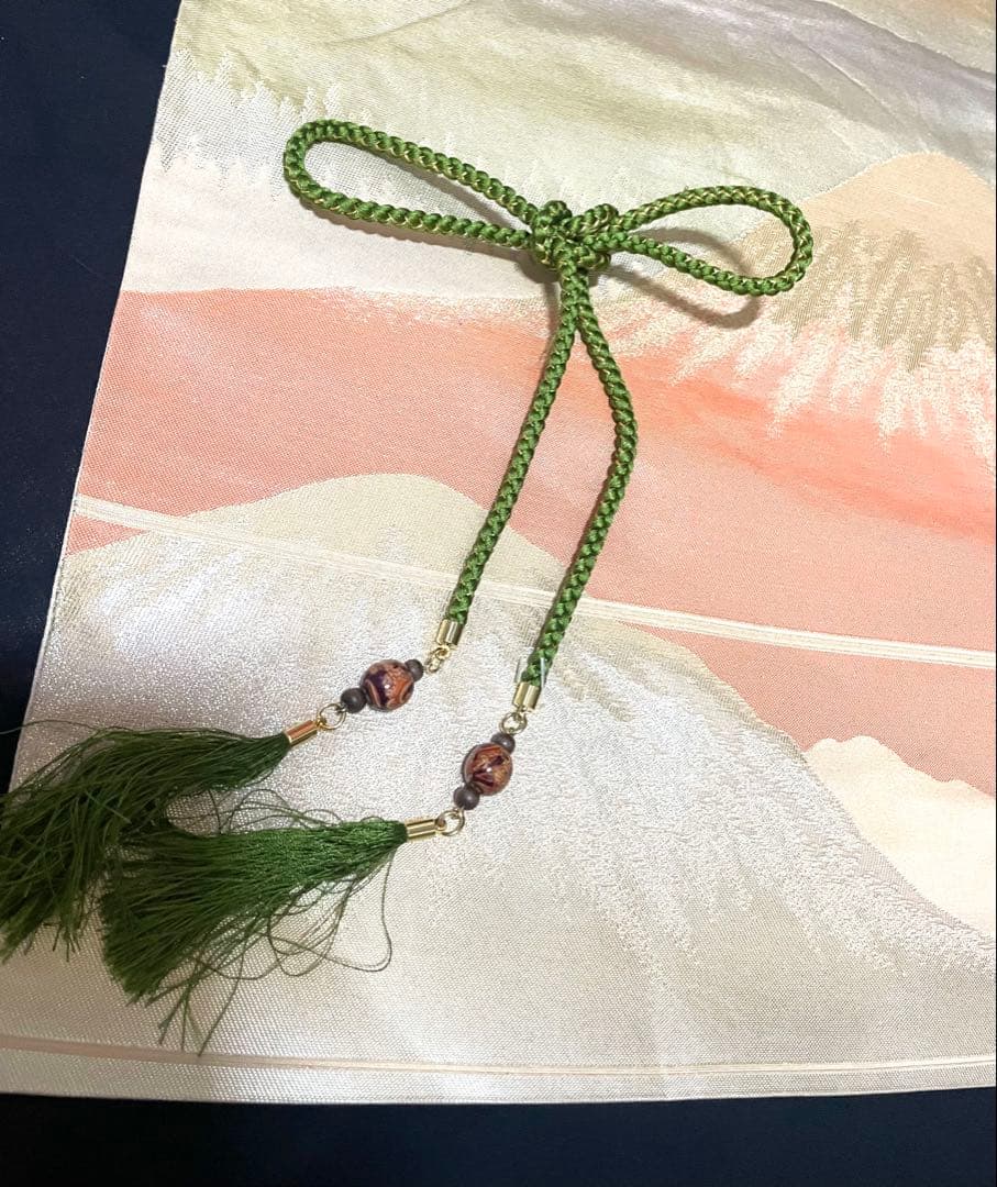 振袖フルセット6点サイズS〜M 駒刺繍　絞り　花蝶文　向かい鶴やまと誂製　正絹