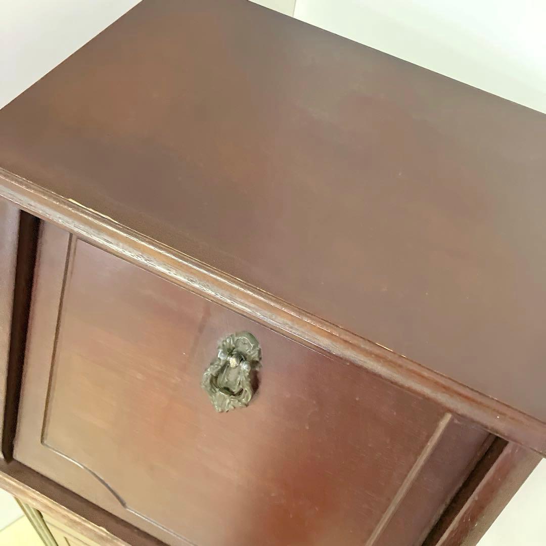 木製　電話台　FAX台　ビューロー　サイドチェスト　サイドラック　デスク