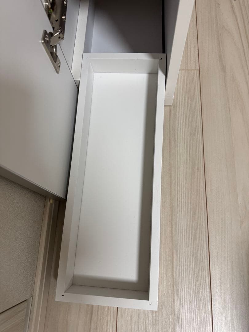 【美品】ACTUS piatto ドレッサー ホワイト 95cm 送料込