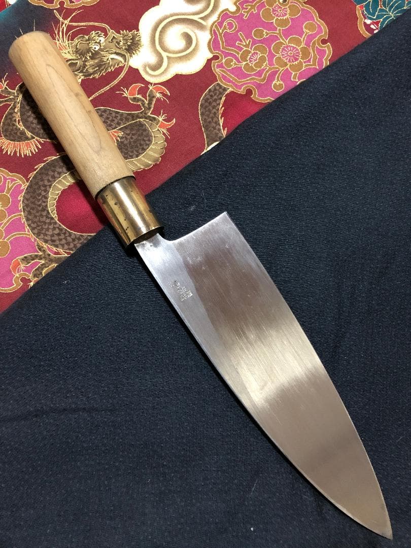 【研ぎ済み】白鋼・手打ち　堺菊　出刃包丁　和包丁　ナイフ　料理　釣り　寿司　板前