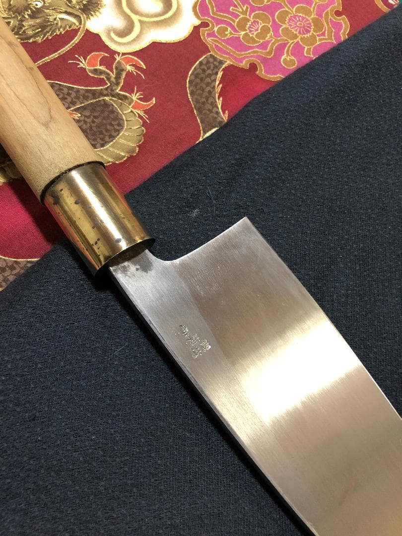 【研ぎ済み】白鋼・手打ち　堺菊　出刃包丁　和包丁　ナイフ　料理　釣り　寿司　板前