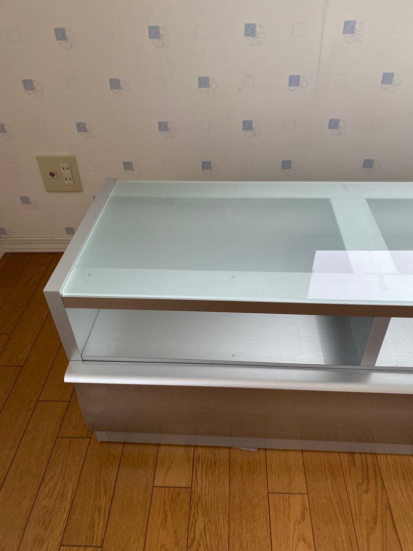 モダンテレビ台 天板強化ガラス