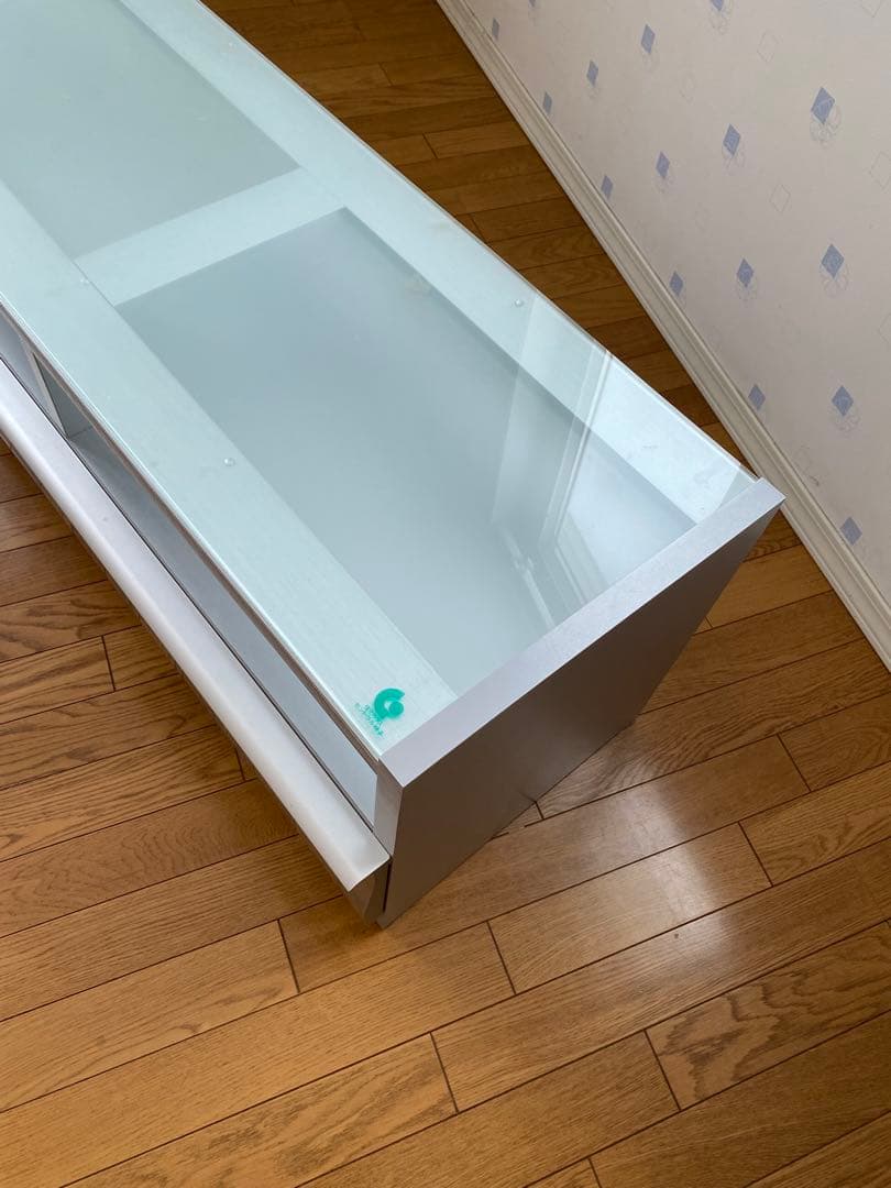 モダンテレビ台 天板強化ガラス