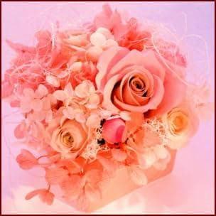 プリザーブドフラワーピンク　アレンジメントギフト