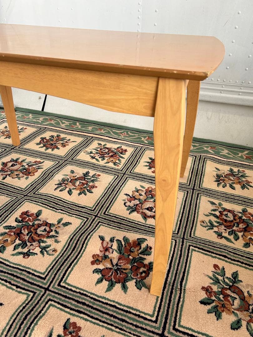 521 木製ダイニングテーブル ナチュラル 北欧風 韓国風 モダン 4人用 a