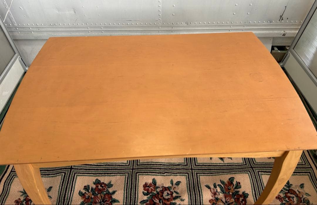 521 木製ダイニングテーブル ナチュラル 北欧風 韓国風 モダン 4人用 a