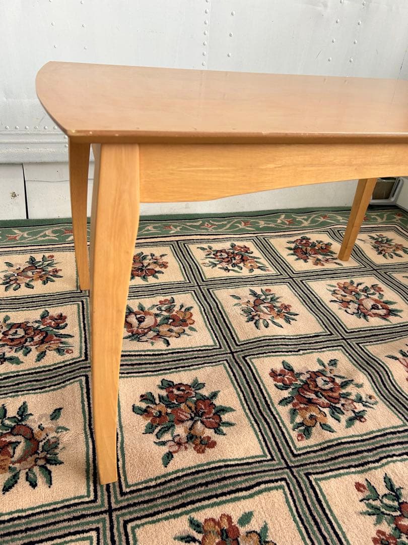 521 木製ダイニングテーブル ナチュラル 北欧風 韓国風 モダン 4人用 a