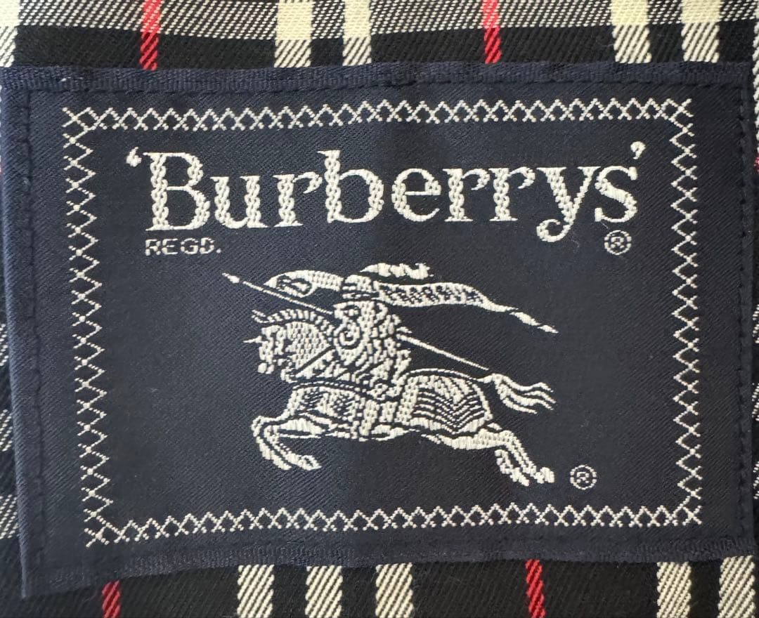 BURBERRY　ステンカラーコート　ネイビー