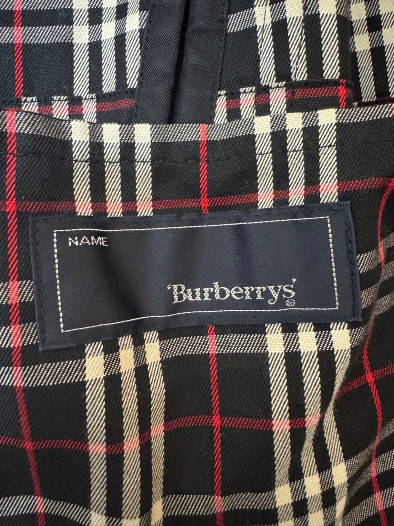 BURBERRY　ステンカラーコート　ネイビー