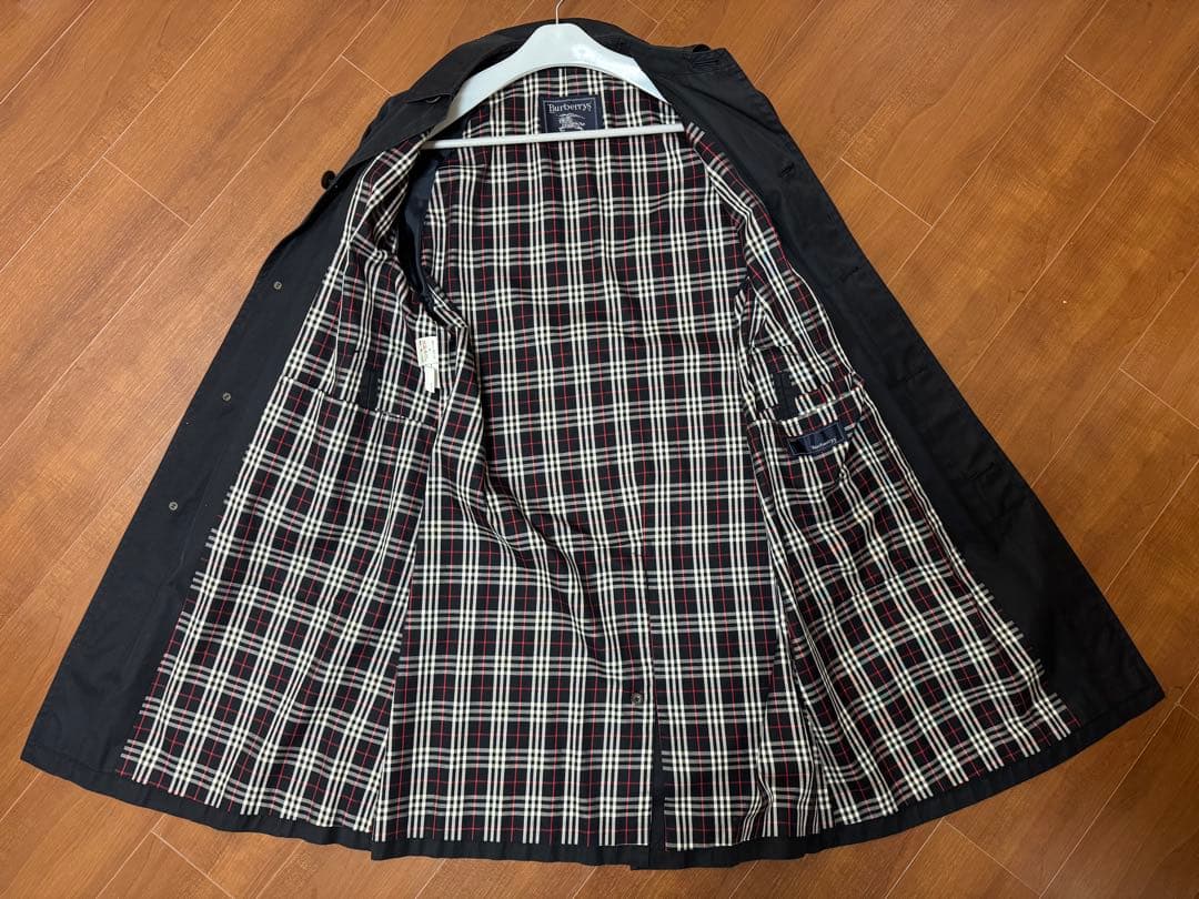BURBERRY　ステンカラーコート　ネイビー