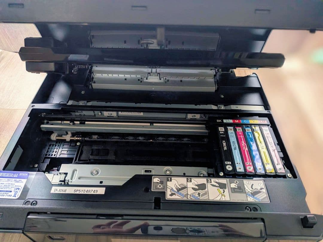エプソン　プリンター　EPSON EP-806AB 一部インク付き