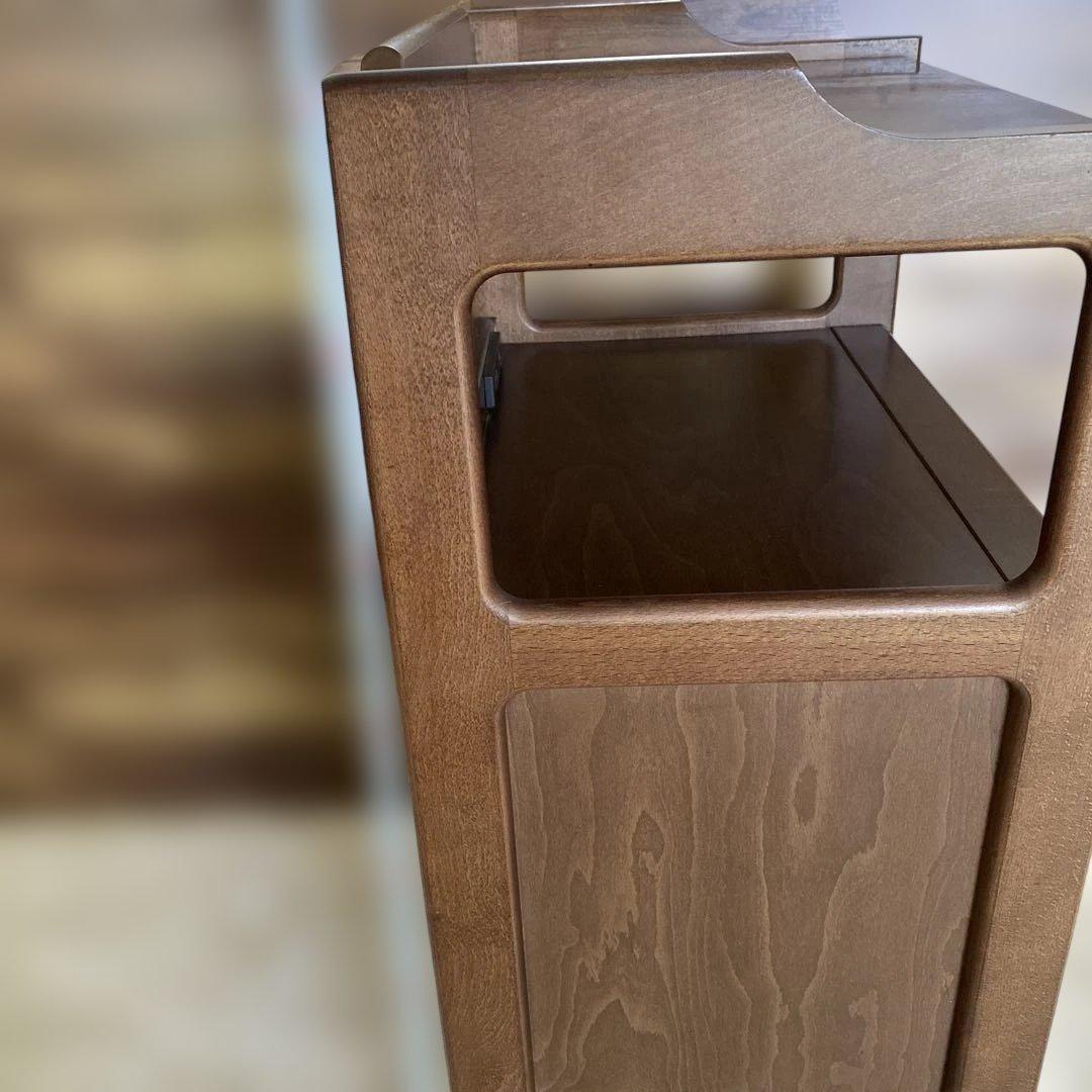 karimoku カリモク　電話台　コンセント付き　オールド